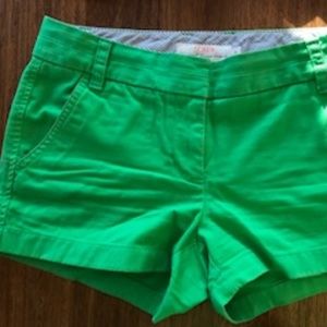 Broken in chino shorts by J Crew SZ. 2